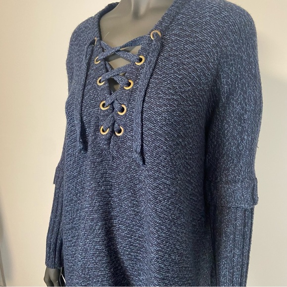 ⚪️ Lily morgan navy sweater pullover knit med - Picture 7 of 7
